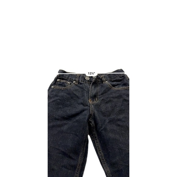 M. Gordon Jeans Womens Size 12 Blue Dark Wash Western Cowboy‎ Denim Straight Leg - Picture 4 of 11